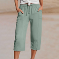 Juvelien | Pantalon cropped confortable avec taille réglable