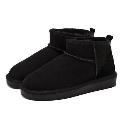 Bottes d'Hiver Élégantes avec Fourrure pour Femmes