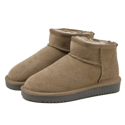 Bottes d'Hiver Élégantes avec Fourrure pour Femmes