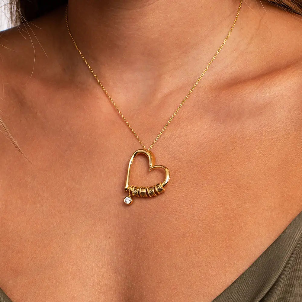 Cœurs Éternels | Collier familial sur mesure avec noms gravés