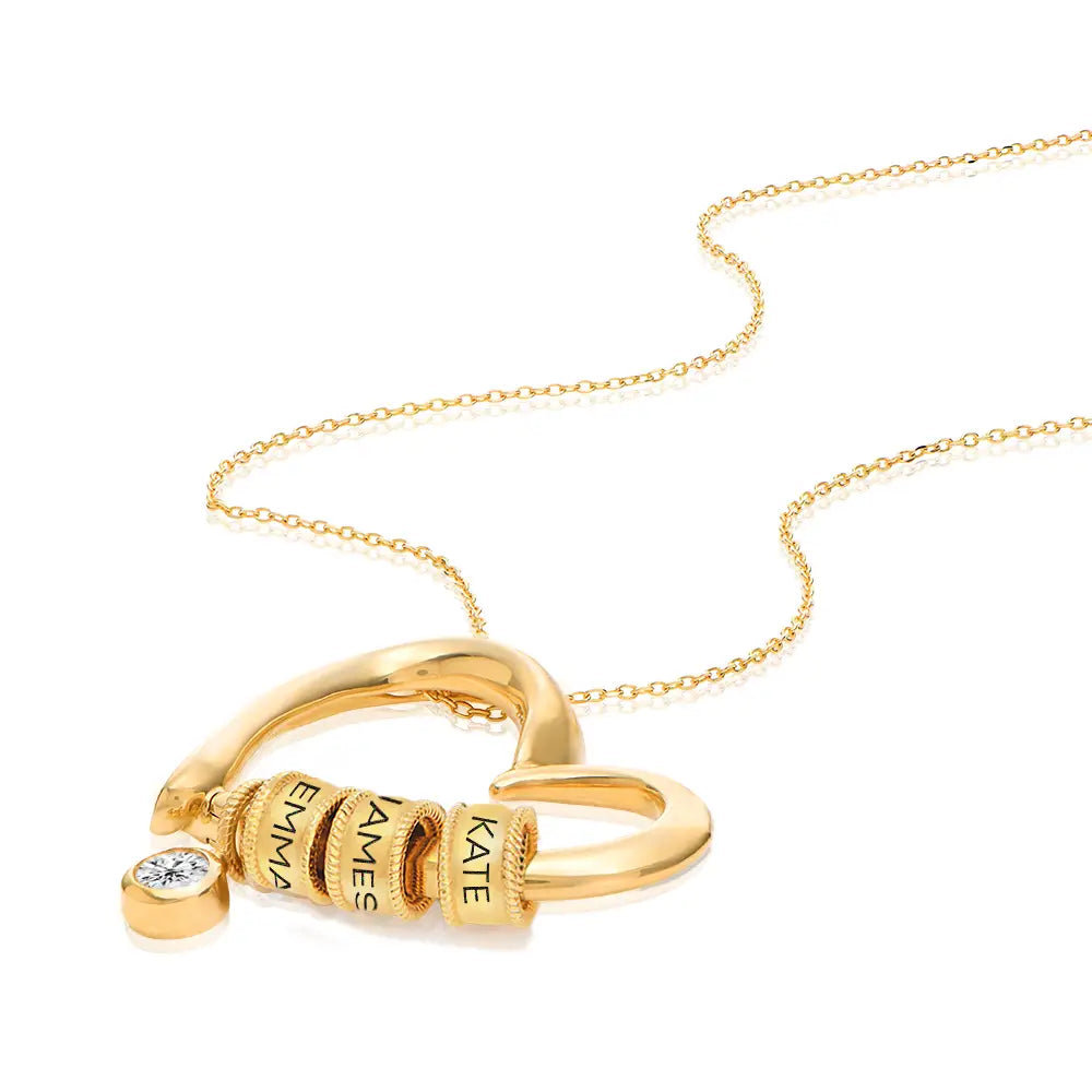 Cœurs Éternels | Collier familial sur mesure avec noms gravés