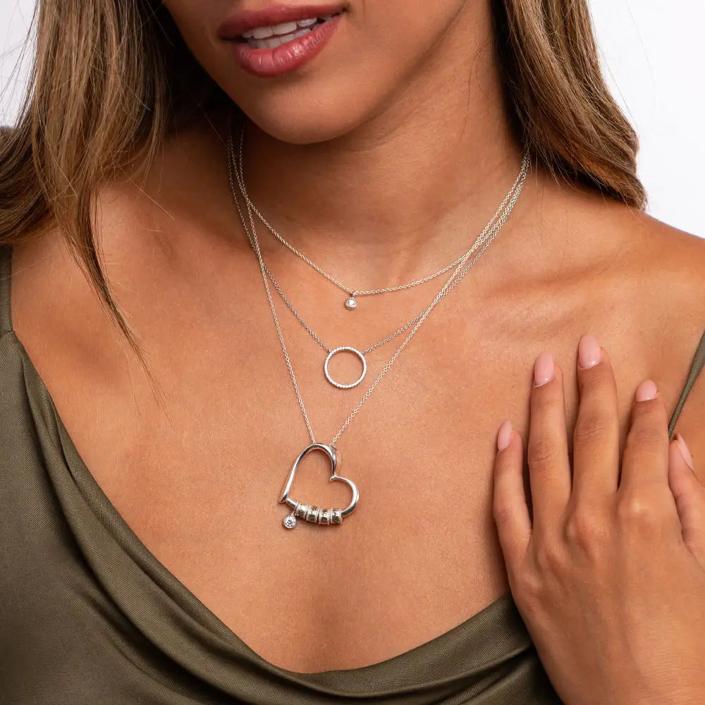 Cœurs Éternels | Collier familial sur mesure avec noms gravés