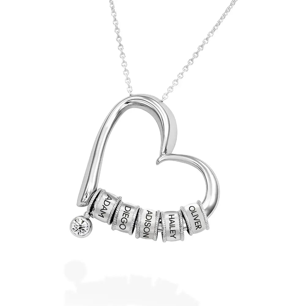 Cœurs Éternels | Collier familial sur mesure avec noms gravés