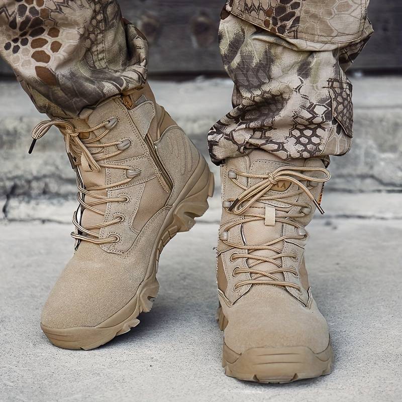 Bottes Militaires Tactiques - Isolation et Durabilité
