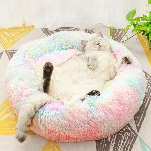 Lit pour Chien Confortable - Grande Taille, Lavable en Machine, Design Apaisant Imitant le Pelage de Maman pour un Confort et une Détente Ultimes