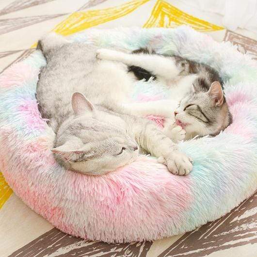 Lit pour Chien Confortable - Grande Taille, Lavable en Machine, Design Apaisant Imitant le Pelage de Maman pour un Confort et une Détente Ultimes