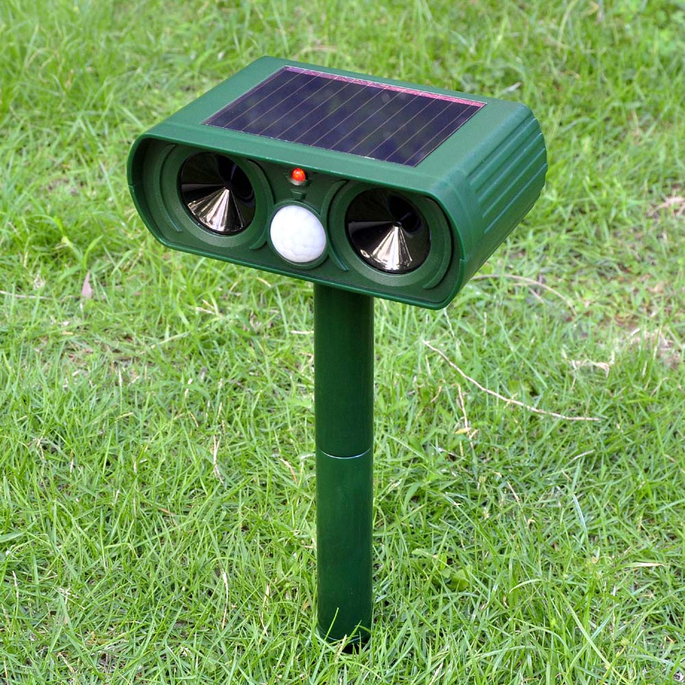 AviGuard Luxe Appareil de Dissuasion Ultrasonique Solaire | Dissuasion efficace des oiseaux et des animaux pour des espaces extérieurs sereins