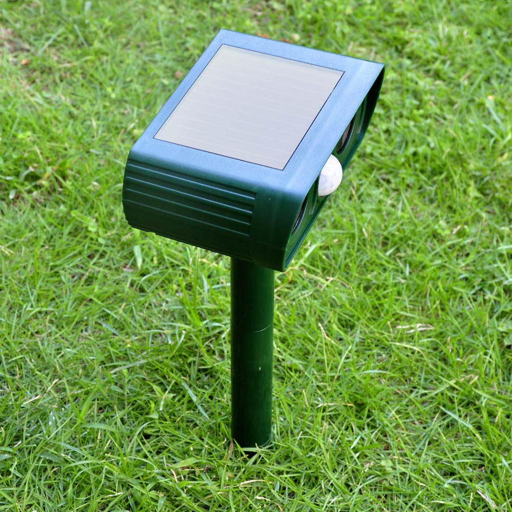 AviGuard Luxe Appareil de Dissuasion Ultrasonique Solaire | Dissuasion efficace des oiseaux et des animaux pour des espaces extérieurs sereins