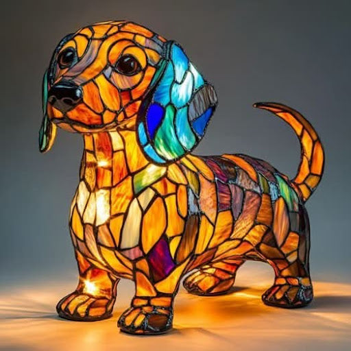 Lunaro - Lampe de Nuit LED Artistique avec Races de Chiens pour Décoration Intérieure Ambiance