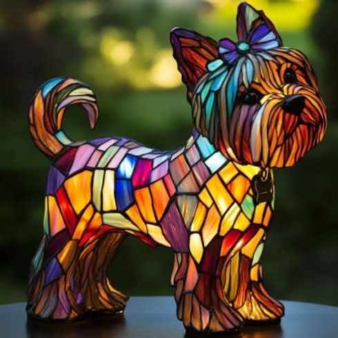Lunaro - Lampe de Nuit LED Artistique avec Races de Chiens pour Décoration Intérieure Ambiance