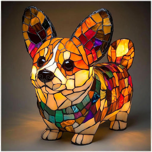 Lunaro - Lampe de Nuit LED Artistique avec Races de Chiens pour Décoration Intérieure Ambiance
