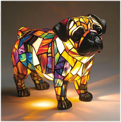 Lunaro - Lampe de Nuit LED Artistique avec Races de Chiens pour Décoration Intérieure Ambiance