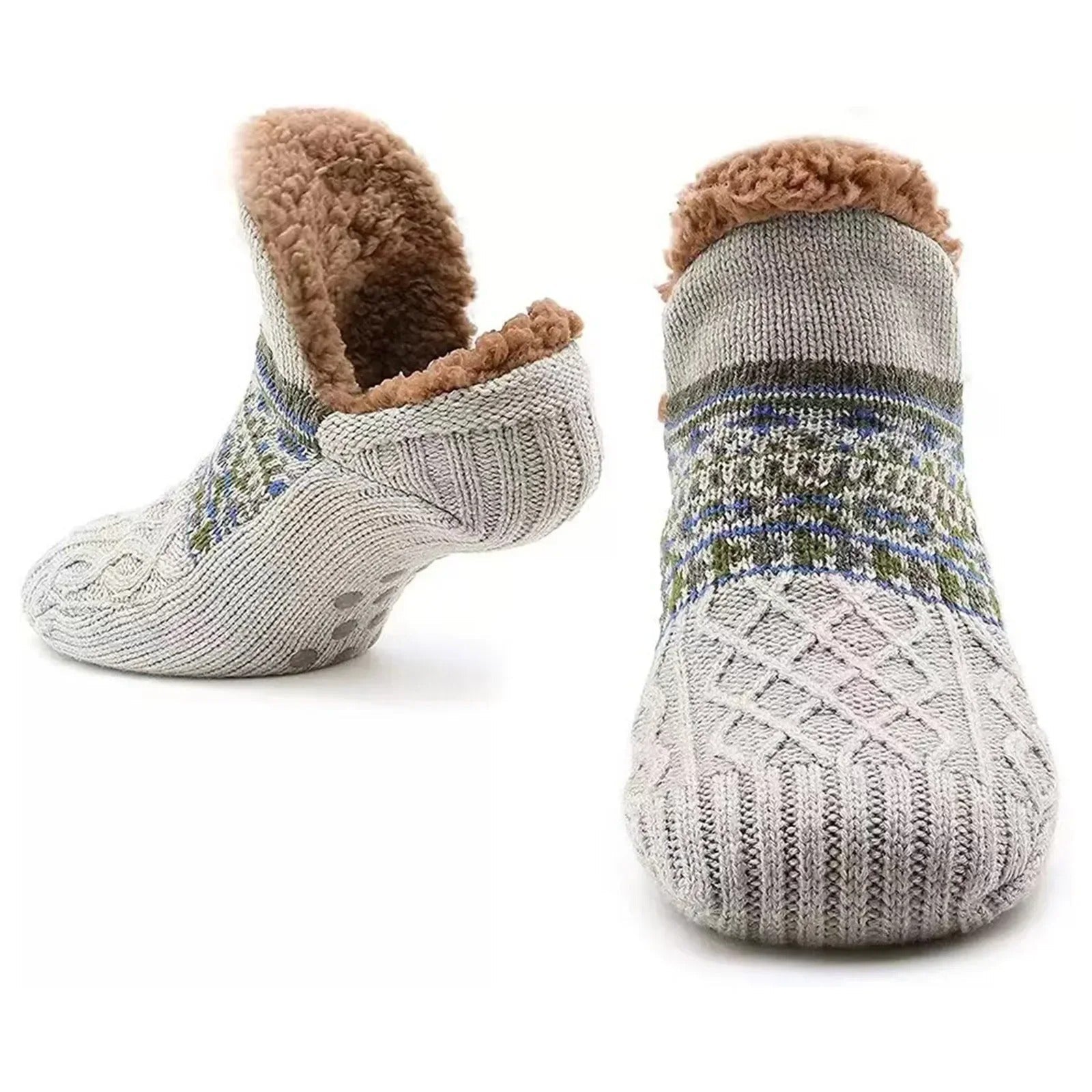 Chaussettes Antidérapantes Chaudes d'Hiver