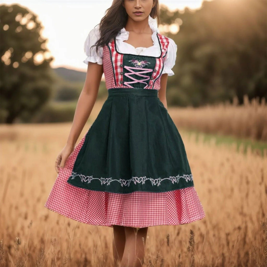EB | Dirndl Oktoberfest à carreaux