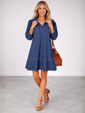 Isolde | Robe Tunique en Denim Décontractée