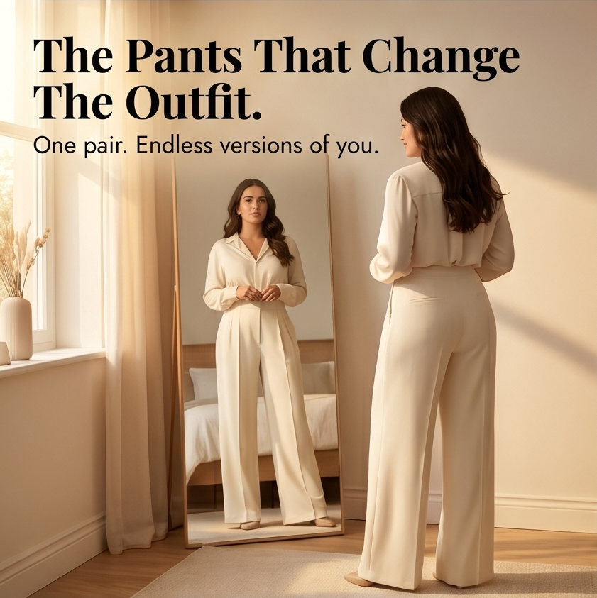 Velora – Pantalon plissé ajusté pour femmes