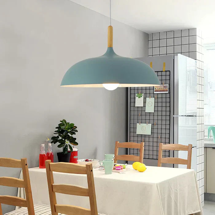 Lampe de plafond en chêne scandinave | Moderne et économe en énergie