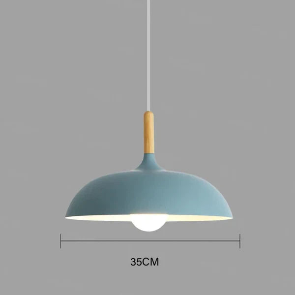 Lampe de plafond en chêne scandinave | Moderne et économe en énergie