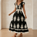 Vivara – Robe Maxi Imprimé Baroque pour Femmes