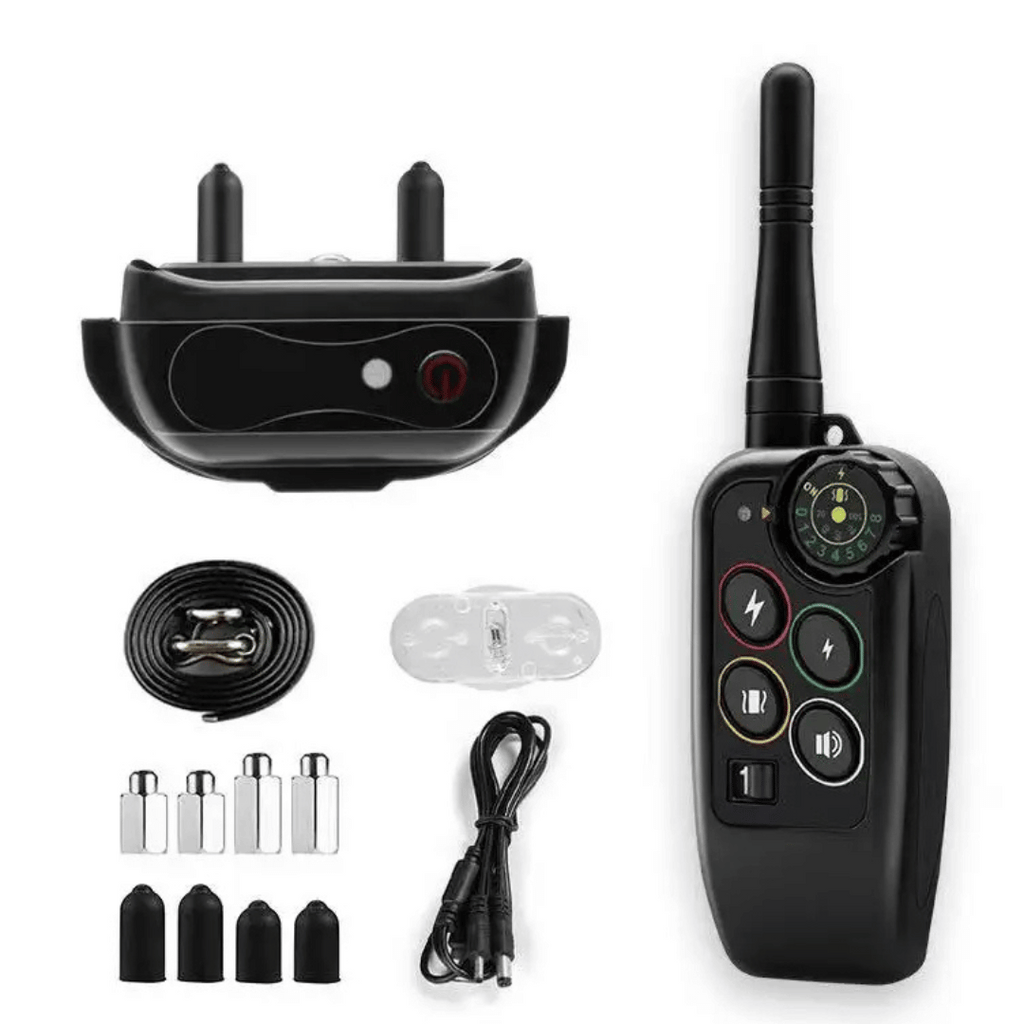 Collier Électronique pour Dressage de Chiens Étanche à Longue Distance 1000m & Télécommande