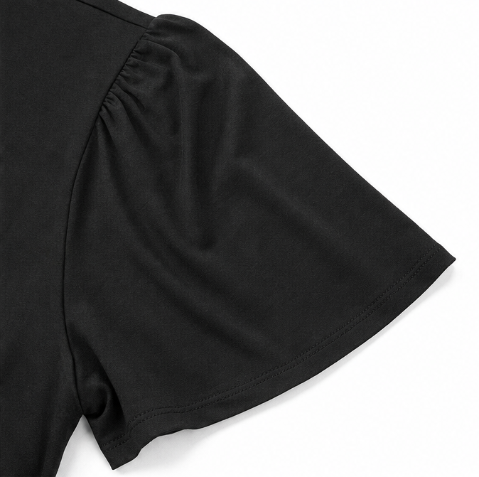 Wearbella – Robe à manches volantes et décolleté en V grande taille avec poches