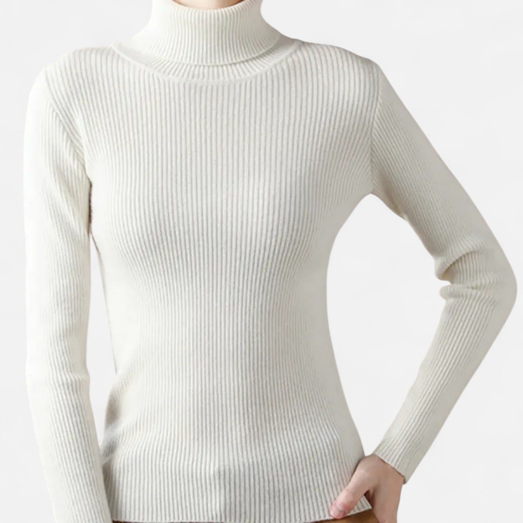 Eliaro Moda | Pull Col Montant Femme Élégance Intemporelle en Cachemire