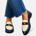 Mocassins Femme Bout Rond Chaussures Plates Confortables Slip-On Quotidien