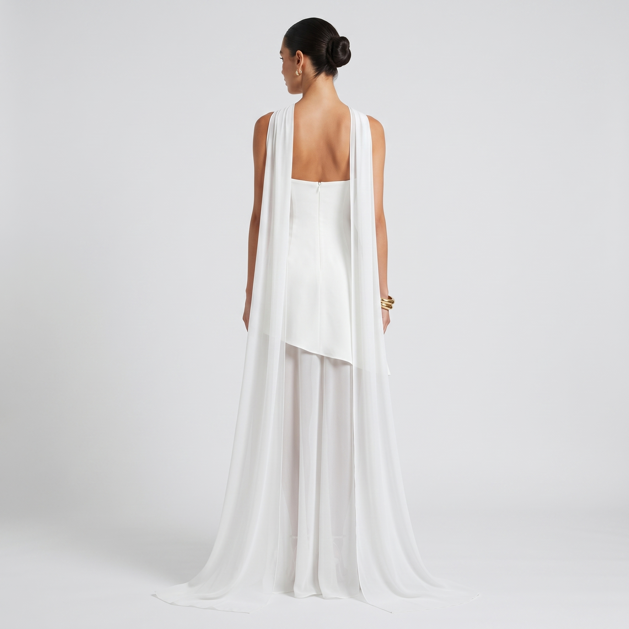 Robe Maxi Femme Bustier Fente Haute Robe Élégante de Soirée