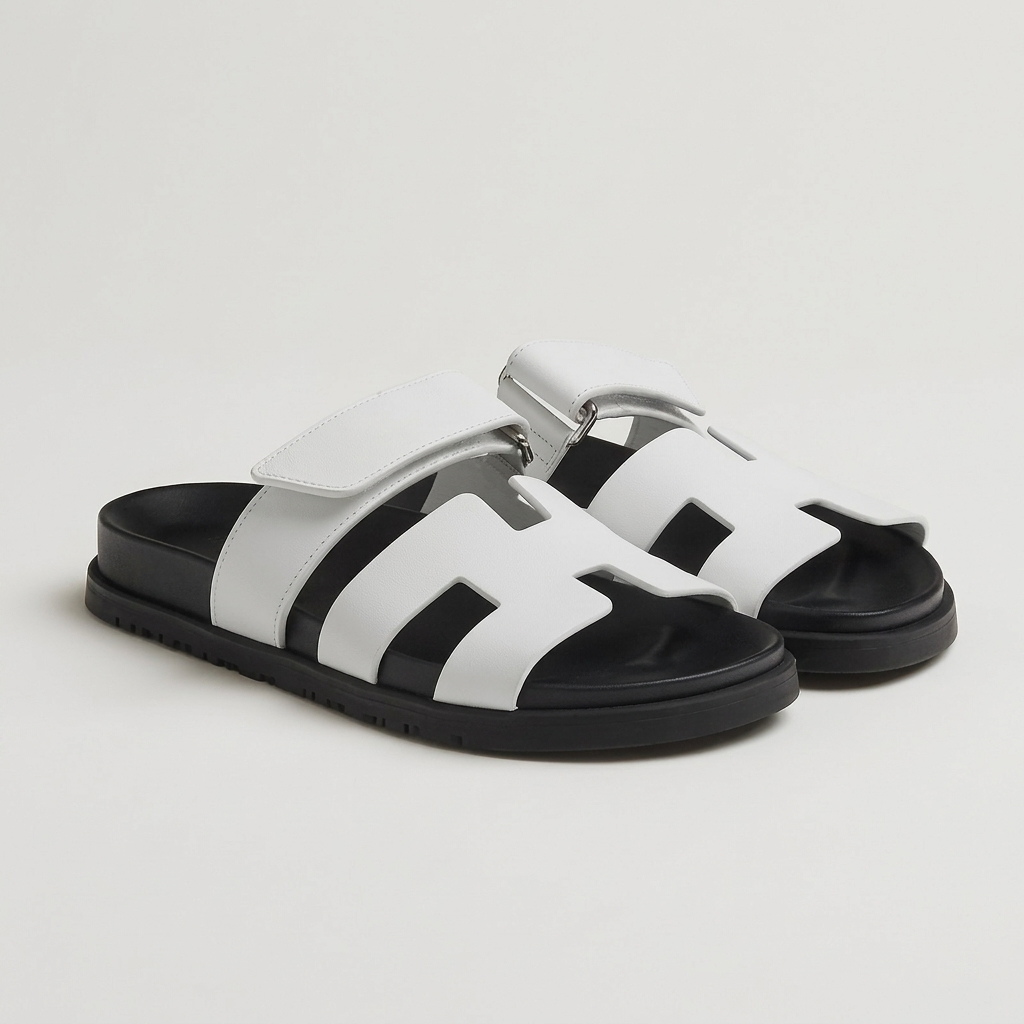 Sandales Femme Style Luxe Plates Slip-On Élégantes d’Été