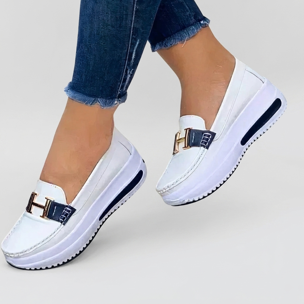 Chaussures Orthopédiques Femme Mocassins Confortables à Enfiler