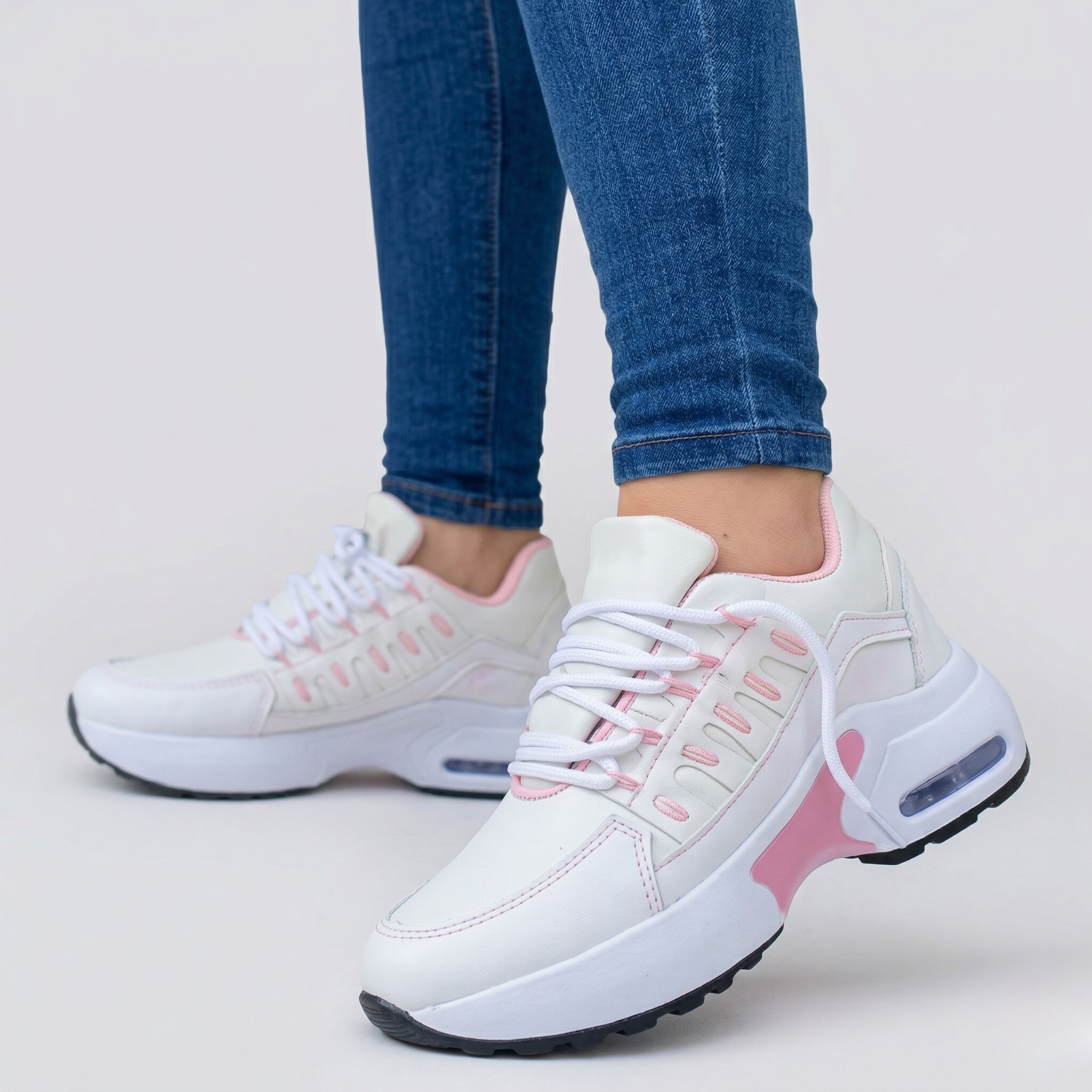 Baskets Orthopédiques Femme Confort Semelle Rembourrée Marche