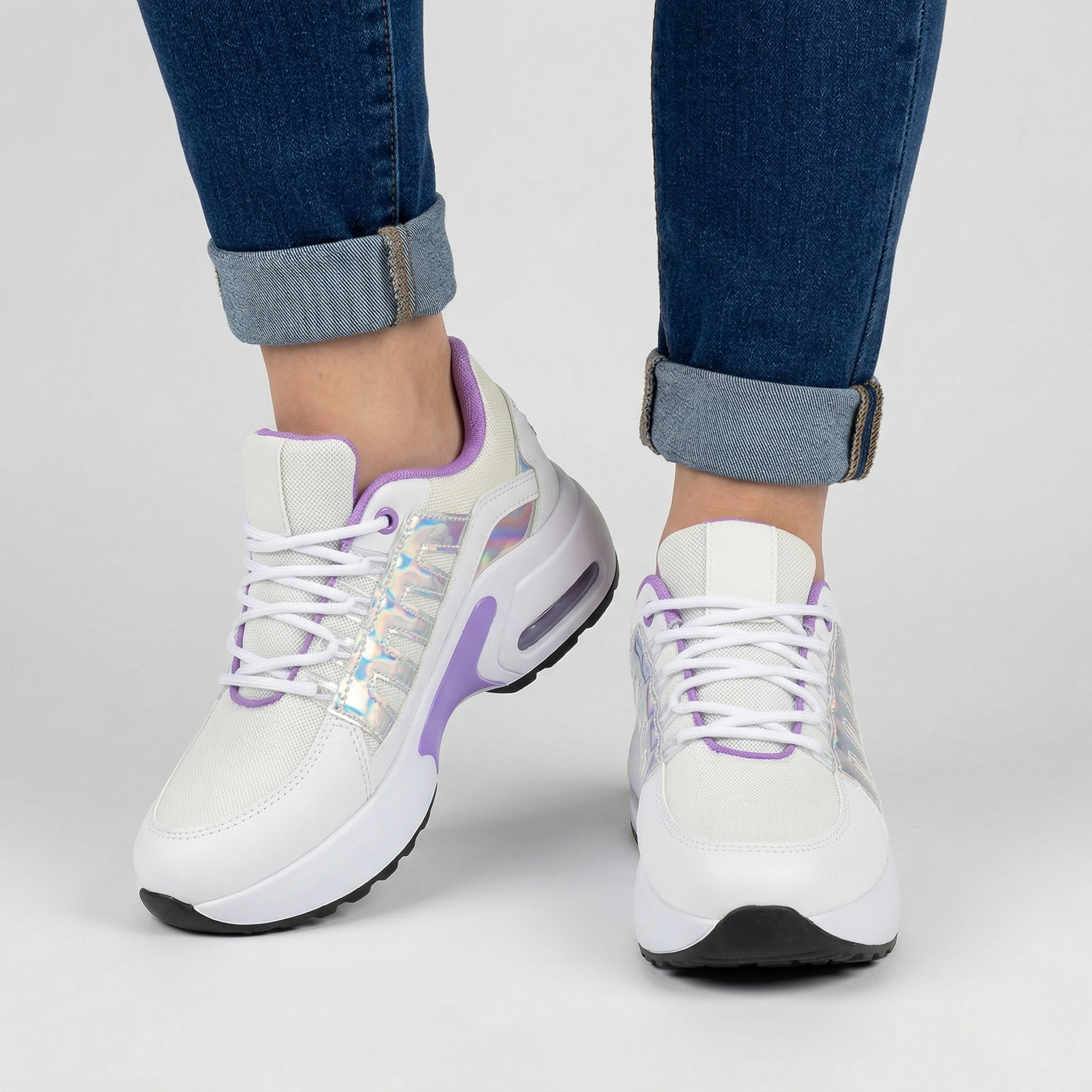 Baskets Orthopédiques Femme Confort Semelle Rembourrée Marche